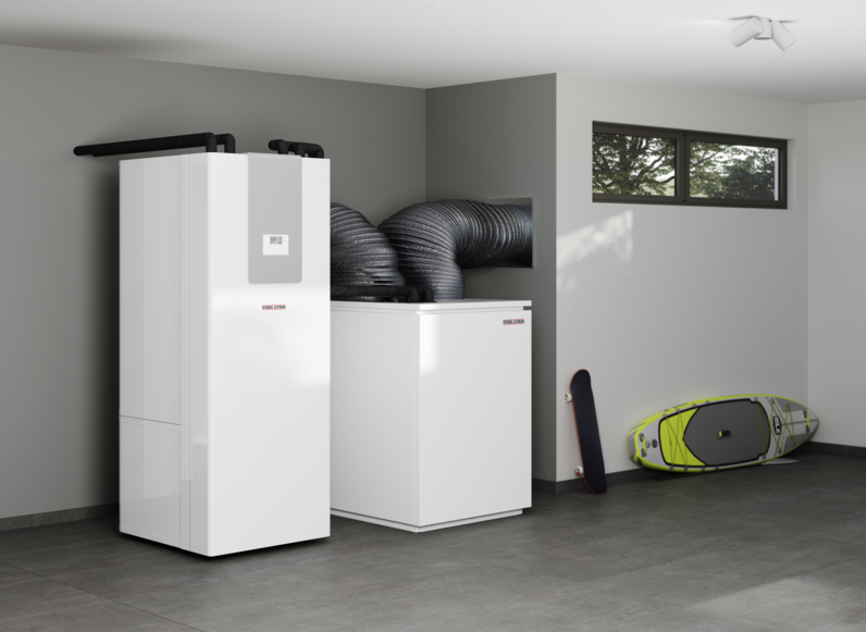 Zu sehen ist die STE Luft Wasser Waermepumpe WPL I IK PIC 00010845 00.